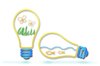 Environment lamps illustration