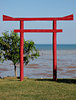 seaside torii gate