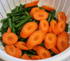 Sliced Carrots and Green Beans