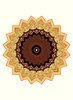 brown-tooth mandala