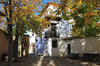 Autumn town street