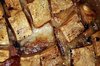 Roasted ham texture