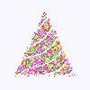 Colourful Christmas Tree