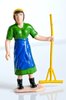 Farmer with rake