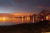 Forth Bridges at night
