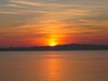 sunset on the baltic sea