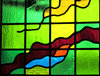 coloured light squares