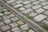 Tram tracks in cobbles