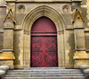 closed doors