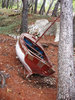 sad and broken boat