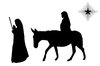 silhouette Christmas group