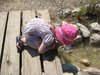 catching the water