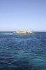 Tiny islands, blue water