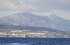 Distant coastline