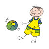 Boy with ball