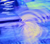 blue butterfly blur