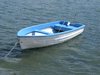 little blue boat