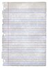 College-Ruled Grunge Paper