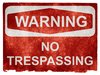 Grunge Warning Sign