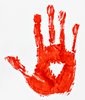 Bloody Hand Print