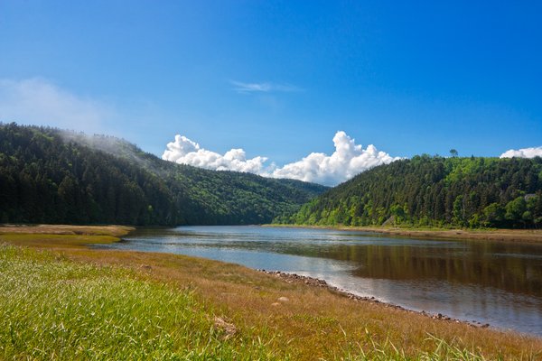 Fundy Park Scenery - HDR: Wide-angle scenery of Fundy National Park ...