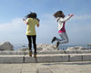 in the air