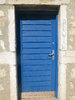 blue door