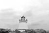 seaside lookout towerBW