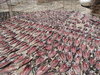 Drying fish