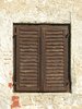 weathered window