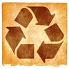 Recycling Grunge Sign