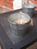 Bucket with sand
