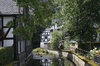 German village with stream