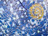 blue mosaic