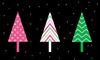 Patterned Conifer Banner