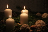 Christmas candles 1