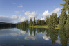 Clear calm lake