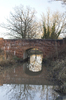 Canal bridge in winter