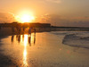 Golden sunset on Tybee
