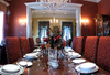 laid table