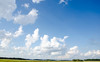 Clouds over fields