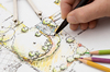 Garden Design Blueprint Sketch