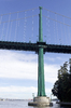 Suspension bridge support