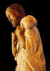 Shepherd with lamb