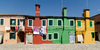 Colorful housing in Burano