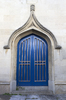 Blue church door
