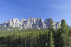 Jagged mountains