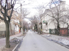 Street in early spring