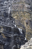 Freezing mountain stream