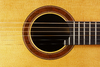 Custom Made Guitar Hole Detail